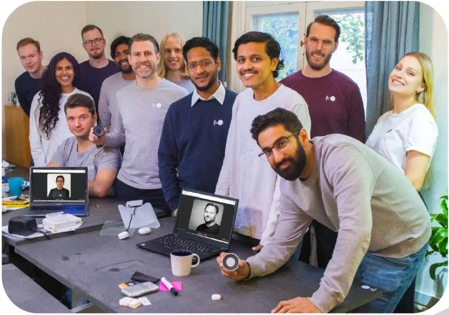 The Flic team in the Stockholm office
